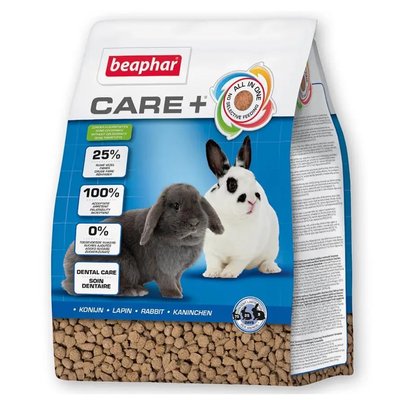 Повноцінний корм Beaphar Care+ Rabbit супер-преміум класу для кроликів, 1,5 кг 1345 фото