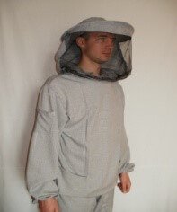 Куртка пчеловода - лен-габардин. Маска классическая 329 фото