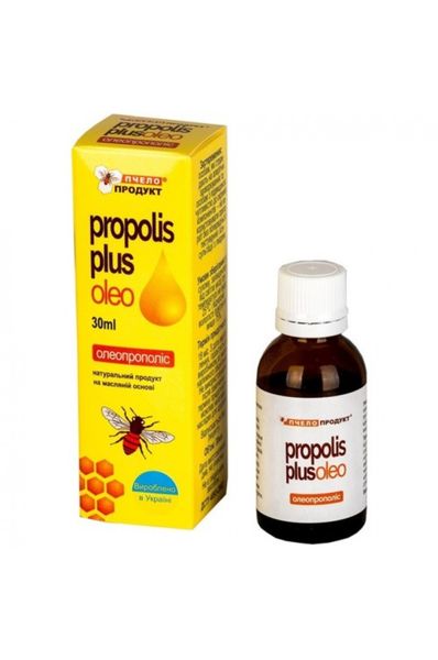 Олеопрополіс - екстракт прополісу в обліпиховій олії, Propolis Plus Oleo 30 мл 798 фото