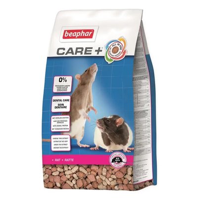Полноценный корм Beaphar Care+ Rat супер-премиум класса для крыс, 1,5 кг 1346 фото
