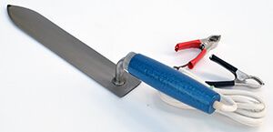 Пасічний ніж для розпечатування стільників - електроніж 12 В 213 фото